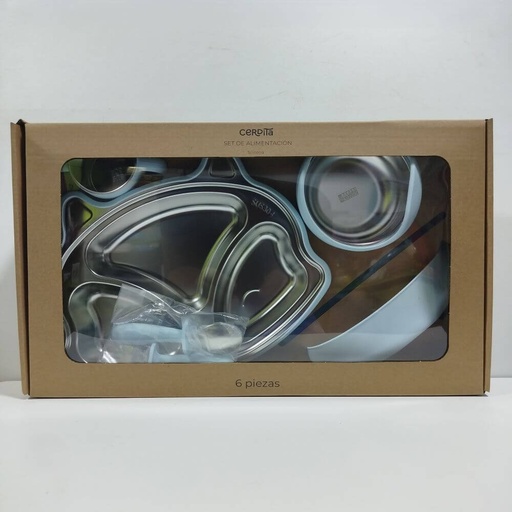 [YAT091] SET DE ALIMENTACION EN CAJA ZORRITO 6 PCS